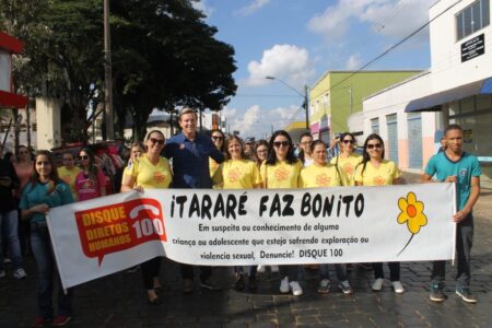 Prefeito de Itararé (SP) participa de mobilização em virtude do Dia de Combate ao Abuso e Exploração Sexual de Crianças e Adolescentes Prefeito de Itararé (SP) participa de mobilização em virtude do Dia de Combate ao Abuso e Exploração Sexual de Crianças e Adolescentes