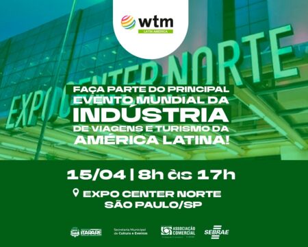 Prefeitura de Itararé oferece transporte gratuito para a WTM Latin America 2026