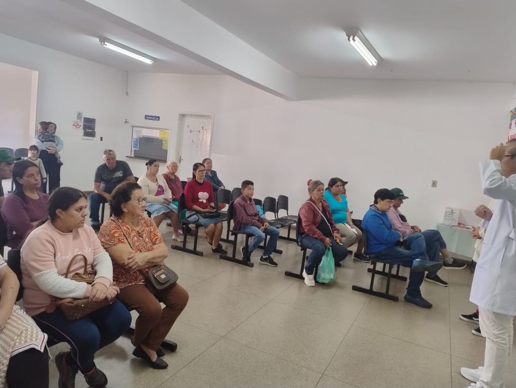 Prefeitura de Itararé promove encontro de orientação para pacientes com hipertensão e diabetes na ESF Vila Tonico Adolfo