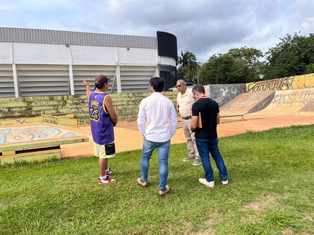 Prefeitura de Itararé realiza visita técnica à pista de skate para avaliar melhorias visando grandes competições