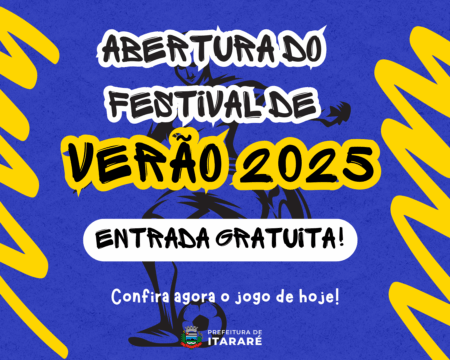 Prefeitura de Itararé (SP) dá início ao Festival de Verão
