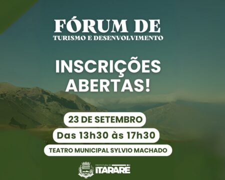 Prefeitura de Itararé (SP) e Sebrae promovem Fórum de Turismo e Desenvolvimento Regional