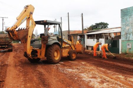 Prefeitura de Itararé (SP) inicia obra de pavimentação no Jardim Fronteira