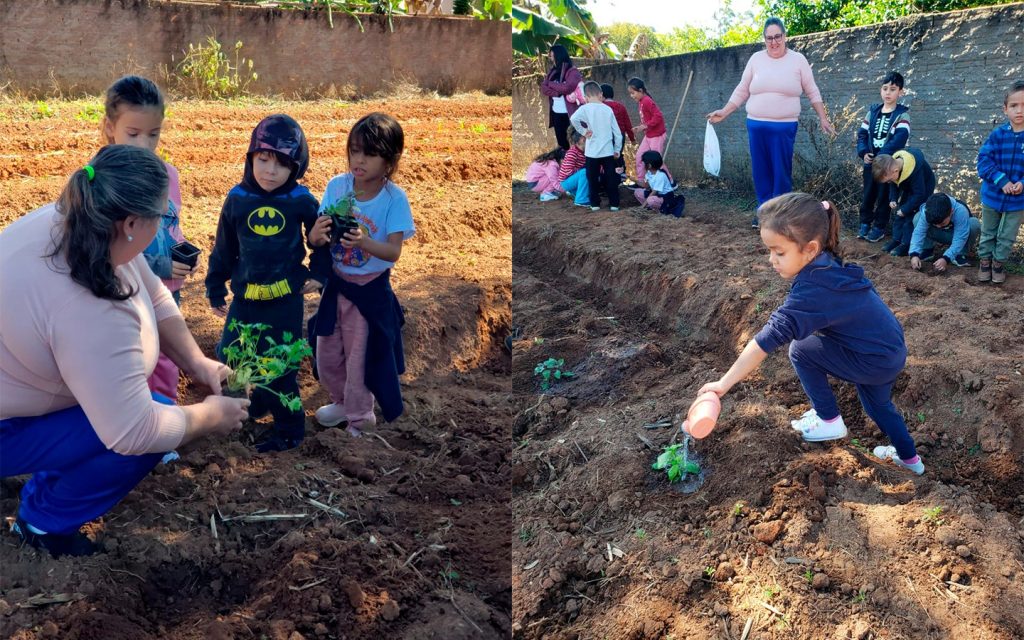 Prefeitura de Itararé (SP) inicia projeto “Horta na Escola” em parceria entre as Secretarias de Agricultura e Educação e Associação de Moradores