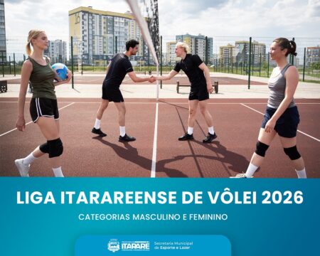 Prefeitura de Itararé (SP) lança Liga Itarareense de Vôlei 2026 com jogos aos finais de semana