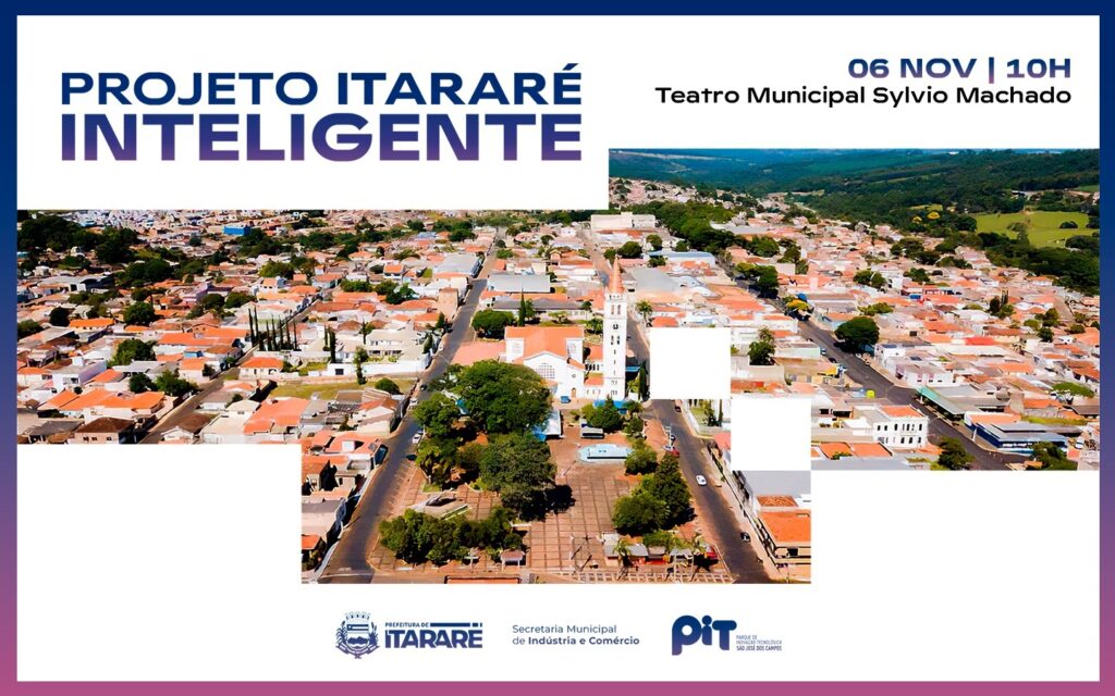 Prefeitura de Itararé (SP) lança o projeto “Itararé Inteligente” em parceria com o Parque de Inovação Tecnológica (PIT) Prefeitura de Itararé (SP) lança o projeto “Itararé Inteligente” em parceria com o Parque de Inovação Tecnológica (PIT)
