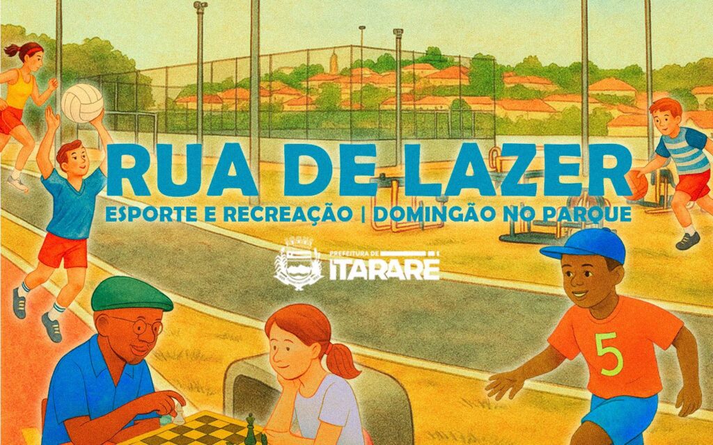 Prefeitura de Itararé (SP) promove Rua de Lazer neste domingo (24) Prefeitura de Itararé (SP) promove Rua de Lazer neste domingo (24)