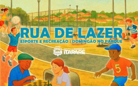 Prefeitura de Itararé (SP) promove Rua de Lazer neste domingo (24)