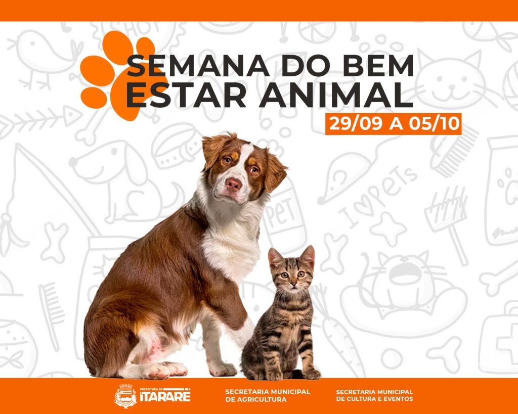 Prefeitura de Itararé (SP) promove Semana do Bem-Estar Animal