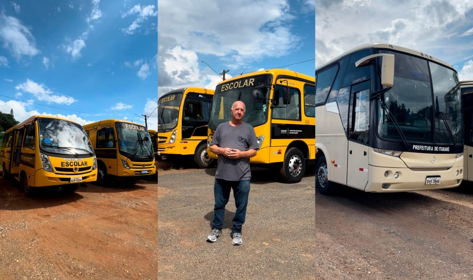 Prefeitura de Itararé (SP) recupera 32 ônibus da frota escolar e amplia vagas para universitários