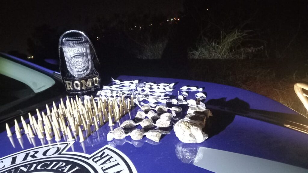 ROMU de Itararé (SP) apreende mais de 140 porções de entorpecentes no Jardim Paulicéia