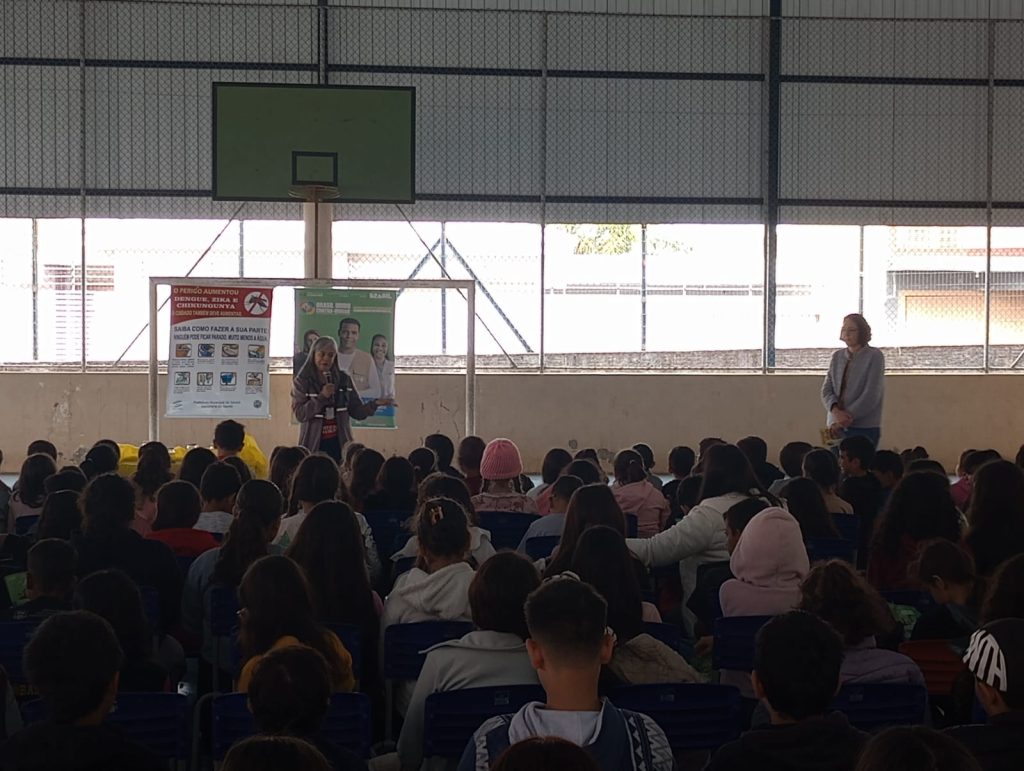Saúde de Itararé (SP) realiza ações educativas sobre a Dengue nas escolas municipais