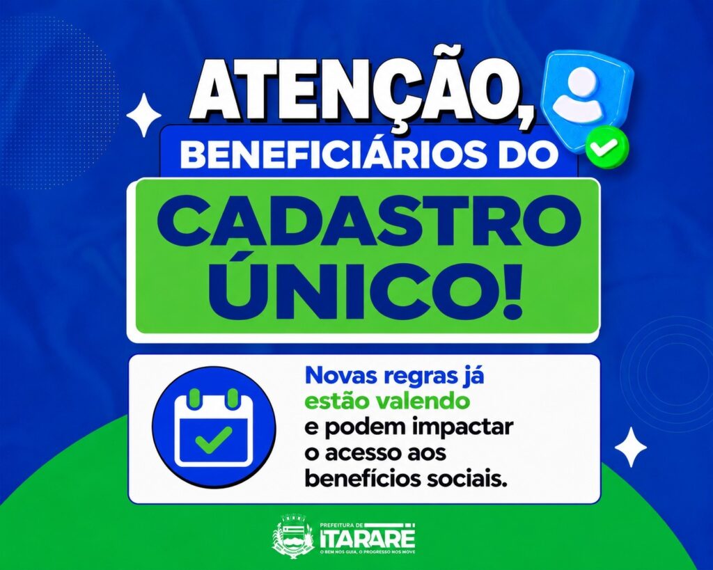 Secretaria de Assistência Social orienta população sobre novas regras do Cadastro Único Secretaria de Assistência Social orienta população sobre novas regras do Cadastro Único