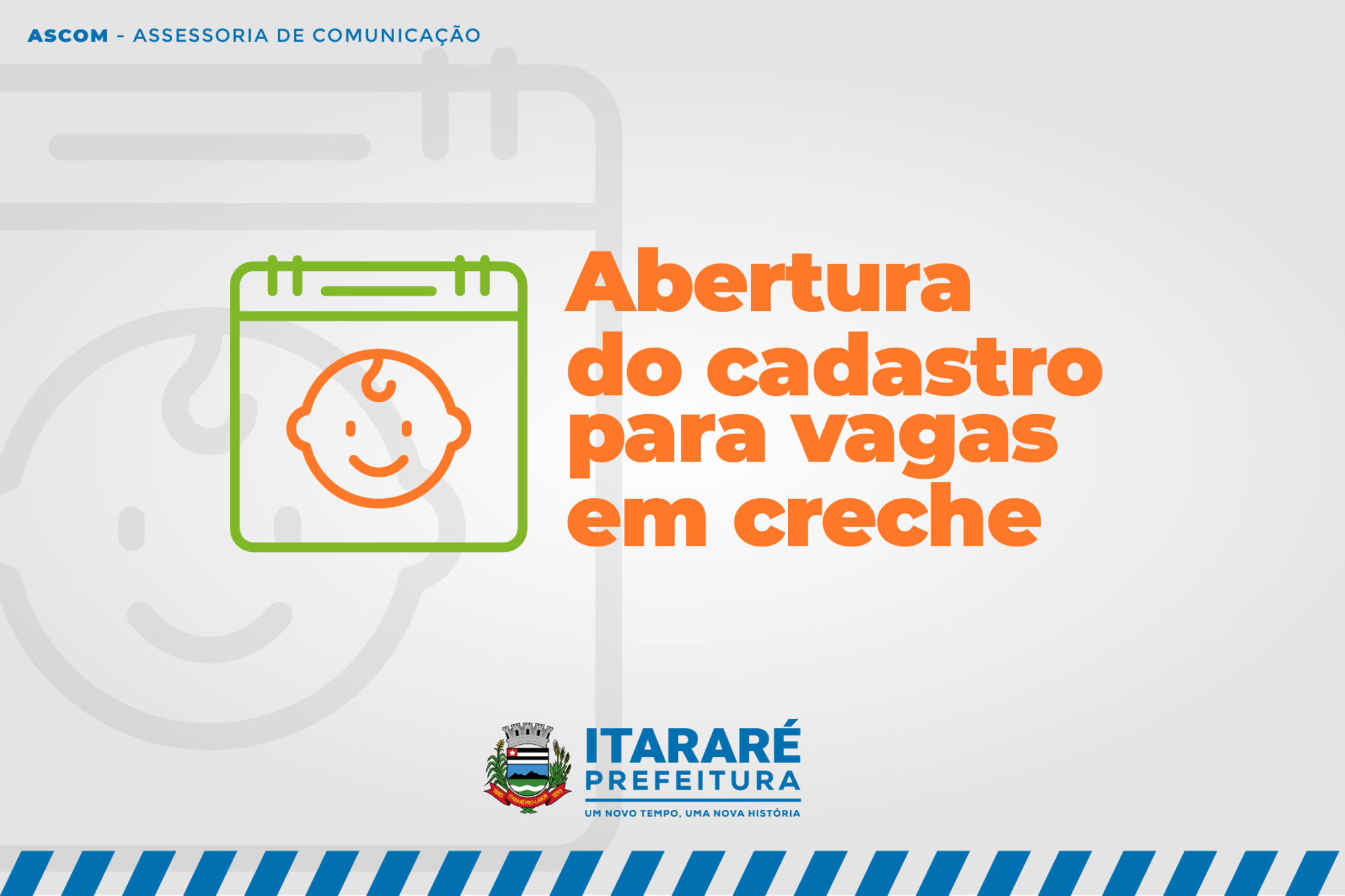 Secretaria de Educação de Itararé (SP) inicia cadastro para vagas em creche