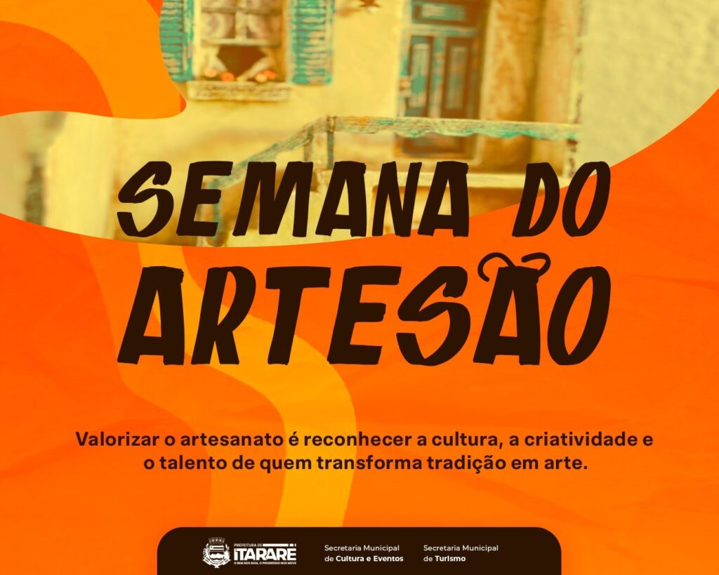 Semana do Artesão terá programação especial na Casa do Artesão, na Praça Claro Jansson